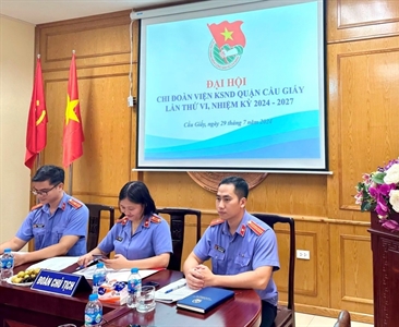 Đẩy mạnh hoạt động phòng trào Đoàn tại Viện KSND quận Cầu Giấy nhiệm kỳ 2022...